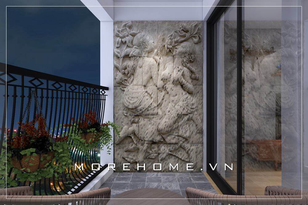 Mẫu ban công biệt thự